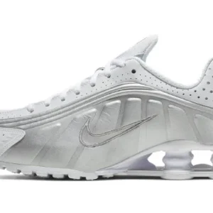 Nike Shox R4 White Metallic Silver (2019/2024)